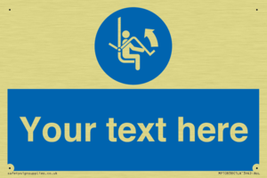 Custom Mandatory: Open safety bar of chairlift